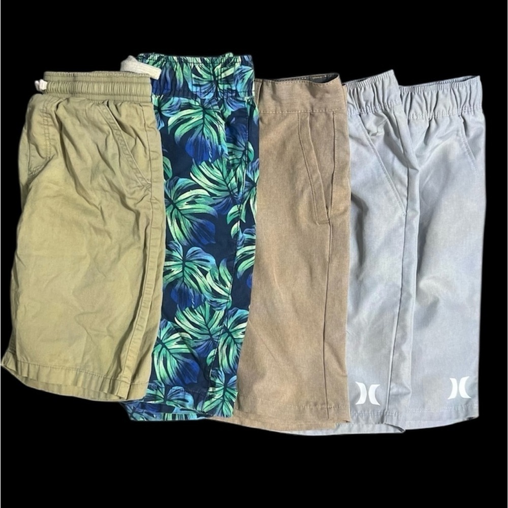 💙 Lot of 5 pairs of Boys Assorted Shorts-LIKE NEW -SZ 10-12